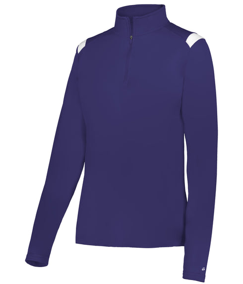 Badger Sport Ladies On The Rise 1/4 Zip Pullover